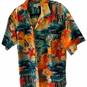Vintage Hawaiian shirt An Original Manuel Santana size XL 100% cotton